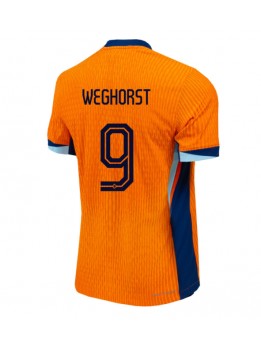 Niederlande Wout Weghorst #9 Heimtrikot EM 2024 Kurzarm